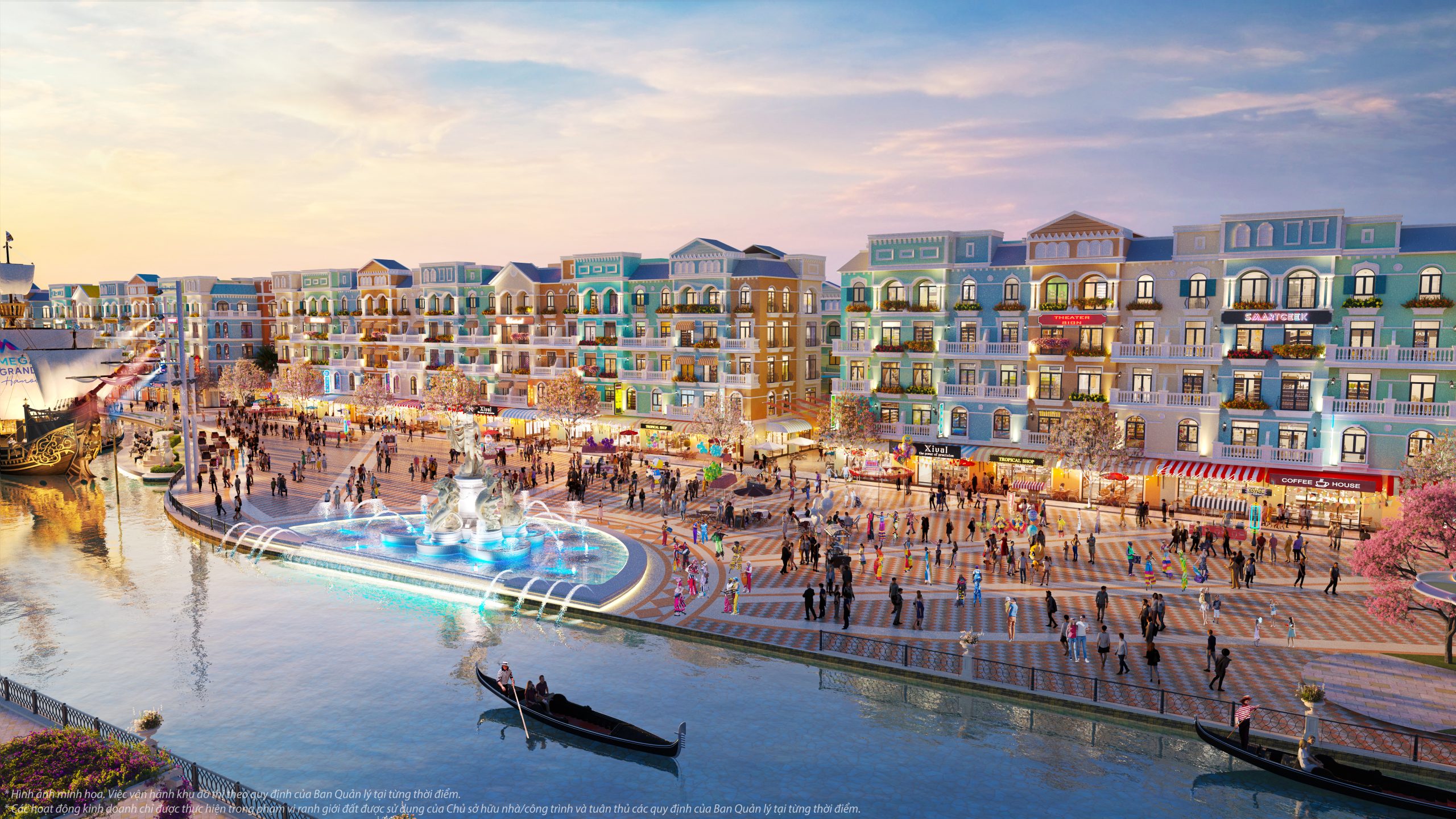 Tổng mặt bằng the Venice Grand World Hà Nội